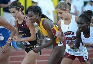 Women's 10k Final:  Kayleigh Tyerman, Betsy Saina, Kayla, and Aliphine Tuliamuk-Bolton