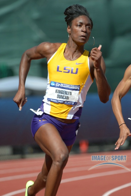 Kimberlyn Duncan 22.15 in her Semi