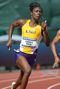 Kimberlyn Duncan 22.15 in her Semi