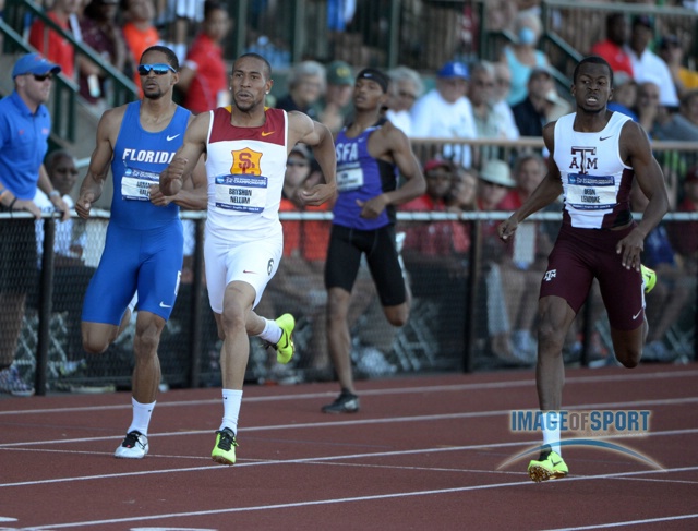 Bryshon Nellum in the 400m