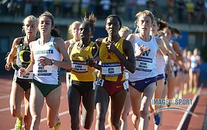 Jordan Hasay, Abbey D'Agostino,  Aliphine Tuliamuk-Bolton and Betsy Saina