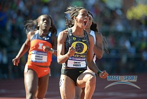 English Gardner 10.96! To Win the 100m
