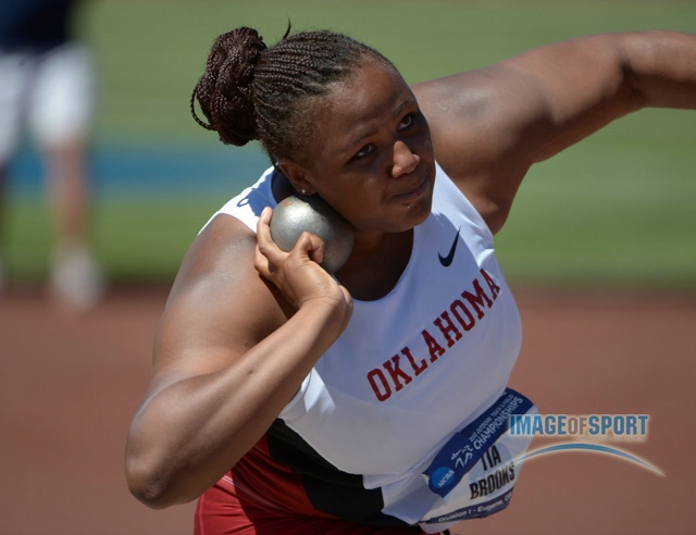 Tia Brooks of Oklahoma in the Shot