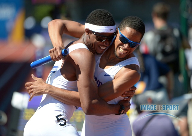 Arman Hall and Najee Glass Celebrate