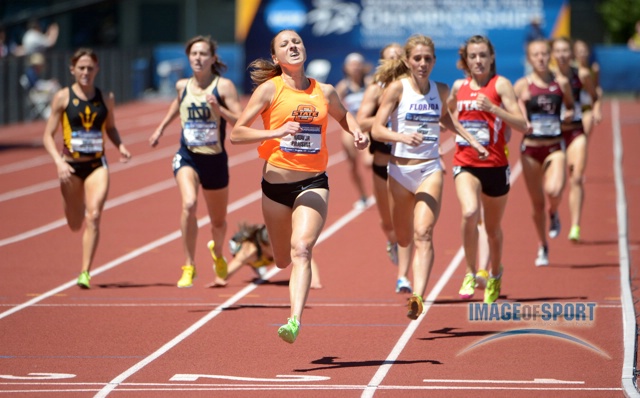 Finish of Women's 1500m Final
