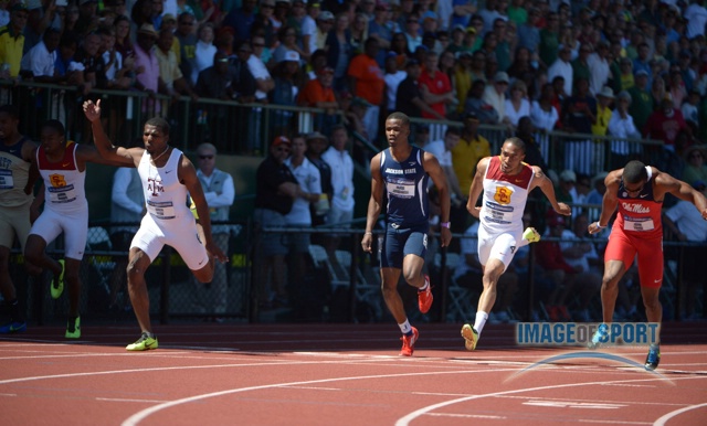 Ameer Webb of Texas A&M Wins 200m in 20.10