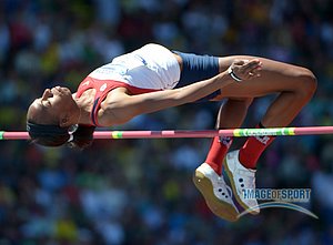 Brigetta Barrett Won the High Jump