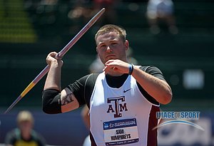 Sam Humphreys of A&M Won the Javelin