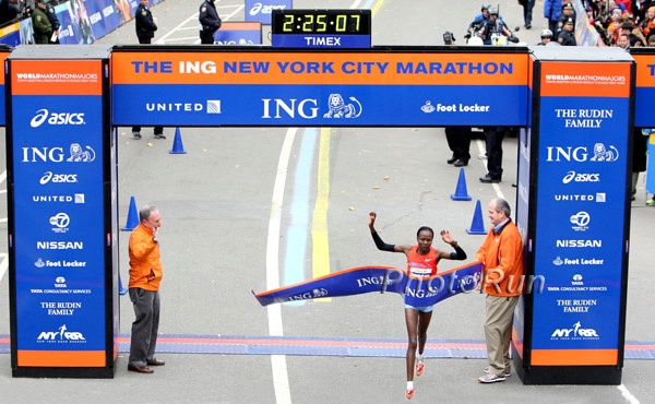 Priscah Jeptoo Wins 2013 ING New York City Marathon