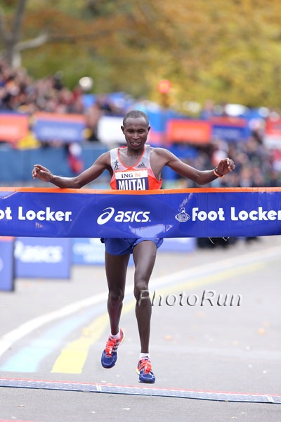 Geoffrey Mutai Wins It