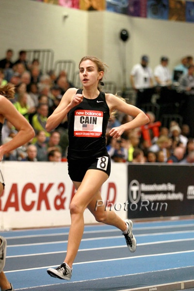 Mary Cain Would Finish 4th Behind Dibaba and Reid