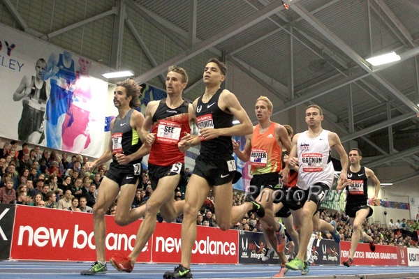 Will Leer, Jeff See, and Matt Centrowitz in Men's Mile