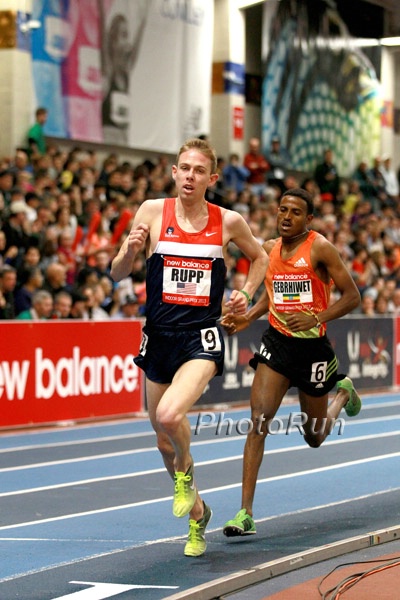 Galen Rupp and Hagos Gebrhiwet of Ethiopia