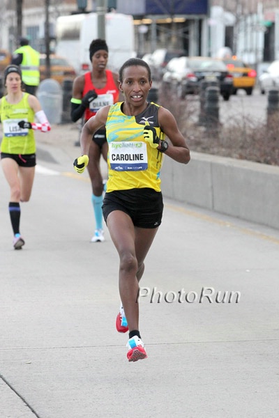 Caroline Rotich Then Built Up a Lead