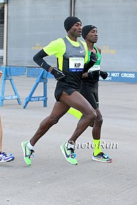 Bernard Lagat and Sam Chelenga