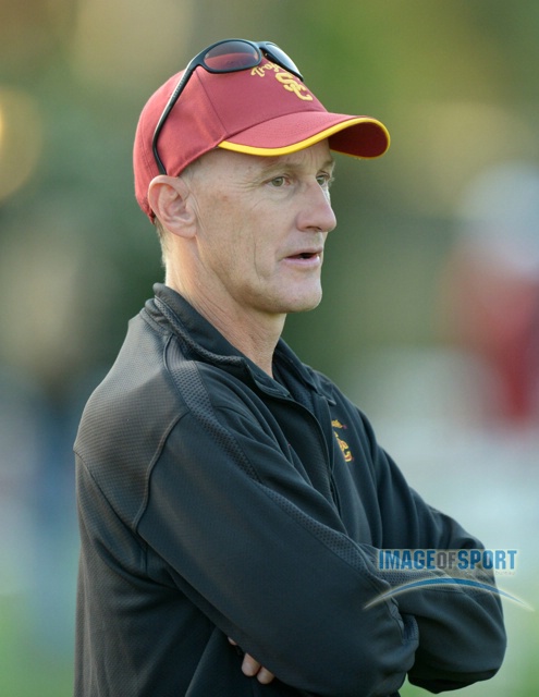 Southern California Trojans womens distance coach Tom Walsh