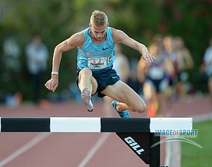 Matt Hughes Won the Steeple  in 8:25.95