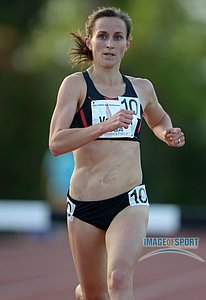 Sara Vaughn places second in the womens steeplechase in 9:47.58