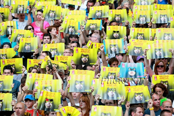 The Fans With the Usain Bolt Masks