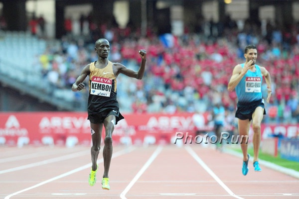 Kemboi Celebrates