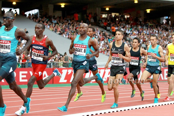 Lomong Ahead of Lawi Lalang, Bernard Lagat, Centro and Manzano