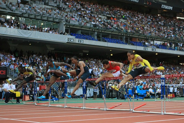 Men's 110m Hurdles was Very Close