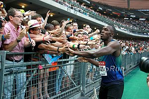 Usain Bolt and the Fans
