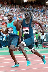 James 43.96 Beat Merritt's 44.09
