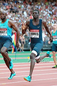 Kiran James and Lashawn Merritt Put on a Show in the 400m