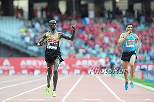 Kemboi Celebrates