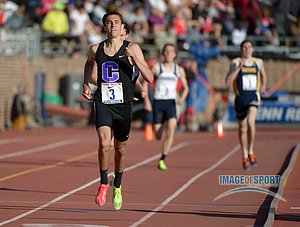 Sean McGorty of Chantilly wins the Championship boys mile in a meet record 4:04.47
