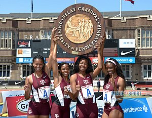 Texas A&M womens 4 x 100m