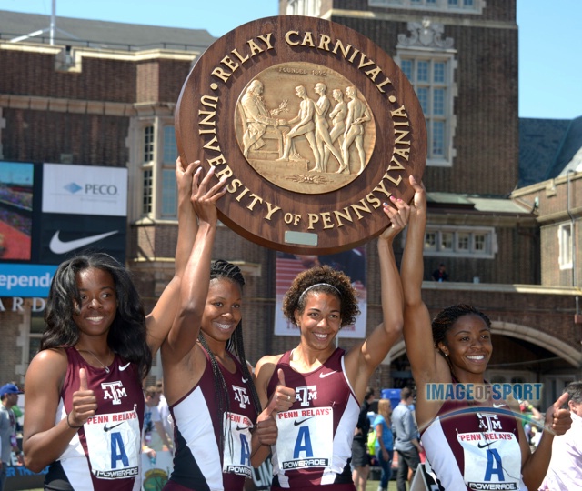 Texas A&M womens 4 x 200m relay