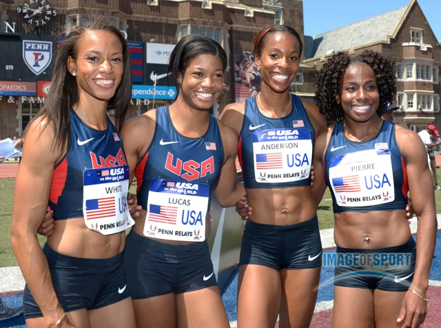 Mandy White and Porscha Lucas and Alexandria Anderson and Barbara Pierre.