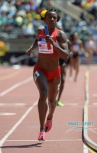 Alysia Montano ran well on the anchor