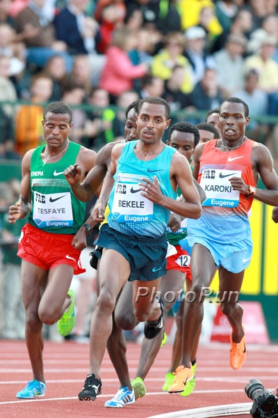 Kenenisa Bekele in Pre 10,000m
