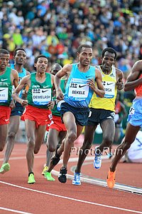 Bekele and Imane Merga