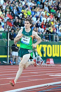 Garrett Heath Won the 1500m