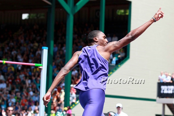 Erik Kynard Celebrating