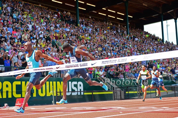 Merritt Holds Off James