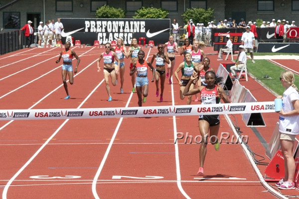 Hellen Obiri Dominated 3:58.58