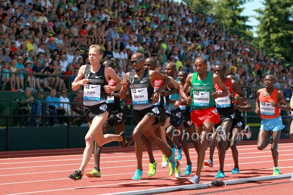 Galen Rupp and Mo Farah