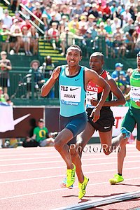 Men's 800: Mohammed Aman