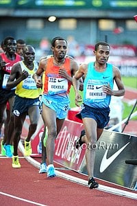 See the Link Above For More Friday Photos, But Bekele Leading Bekele is a Good One
