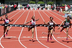 Shelly Ann Fraser Pryce Wins 10.71 Over Blessing Okagbare 10.75