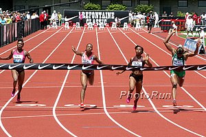 Women's 100m Finish