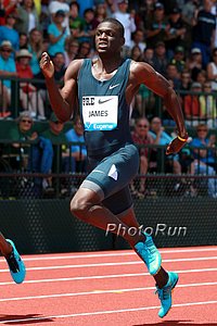 Kirani James in 400m