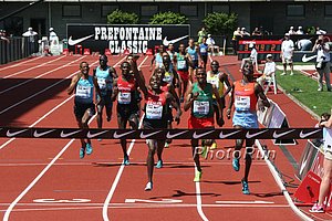 Silas Kiplagat Gets by Asbel Kiprop for the Win
