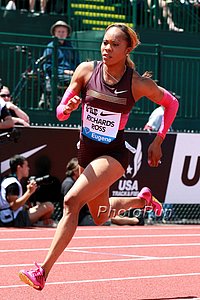 Sanya Richards-Ross Struggled Big Time  in the 400