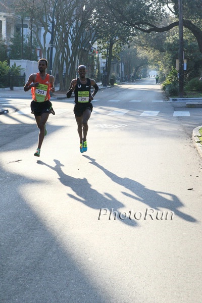 Gebre Gebremariam and Mo Farah
